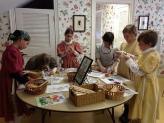 Girl Scouts of Troup 3107 plan a trip. Photo by Michelle Blackmon