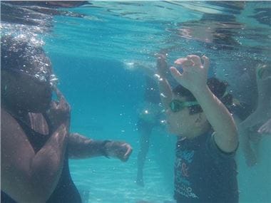 Children enjoy swimming at the Grant Park Pool during GPCP's swim camp. GPCP offers swim camp for children ages 4 to 11. Photo: Andrea London