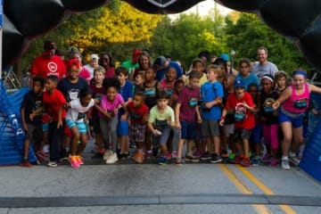 Ready, Set, GO! BPA students get ready for the Fourth Annual RunFest. Photo by Erin Jewell