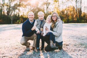 Pastor Holmes with her family. Photo: Four Corners Photography