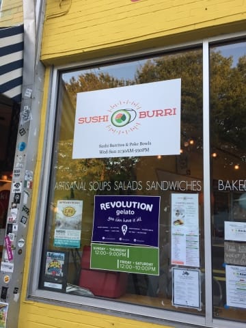 New business, Sushi Burri, in East Atlanta serving new taste sensation at the We Suki Suki Global Grub Collective. Photos by Seven Chan.