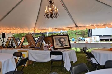 Many goodies available in the Silent Auction that raised over $2,500. Photo: Krissy Venneman, Annalise Kaylor Photography.