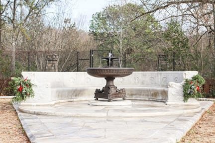Photo courtesy of the Atlanta Preservation Center The refurbished Erskine Fountain