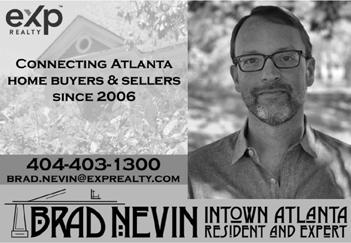 Ad for Brad Nevin exp Realty, Phone 404-403-1300, email:brad.nevin@exprealty.com