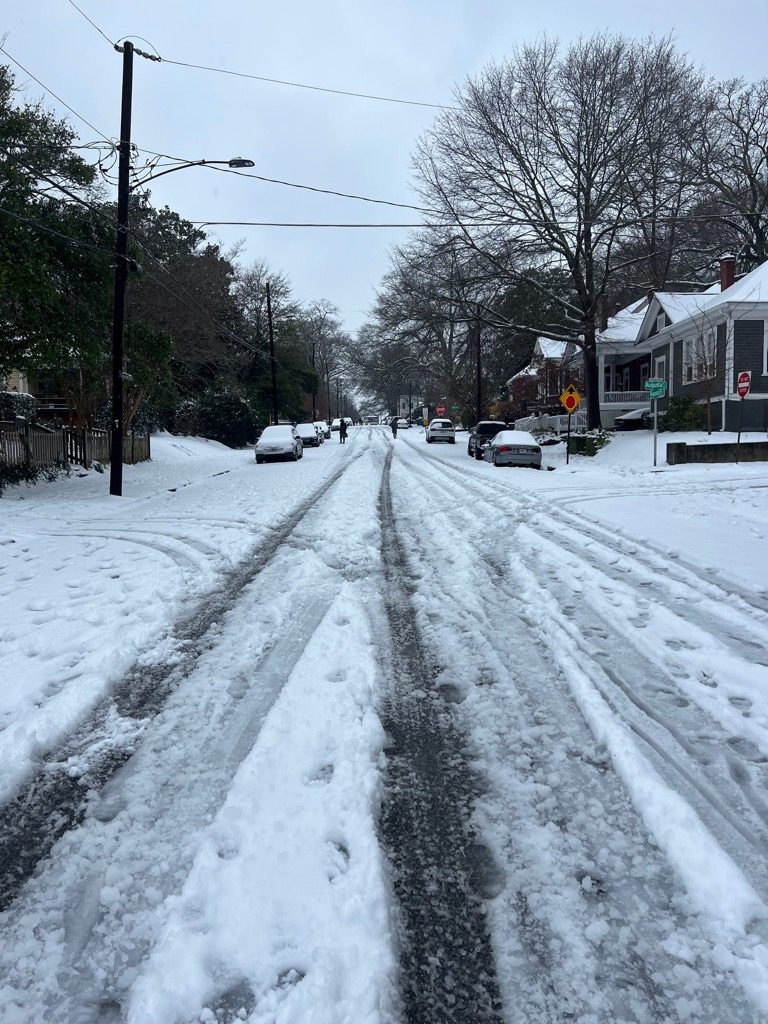 Snowy Scene in Grant Park